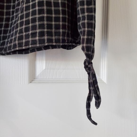 Madewell Plaid Off the Shoulder Top - Picture 6 of 6